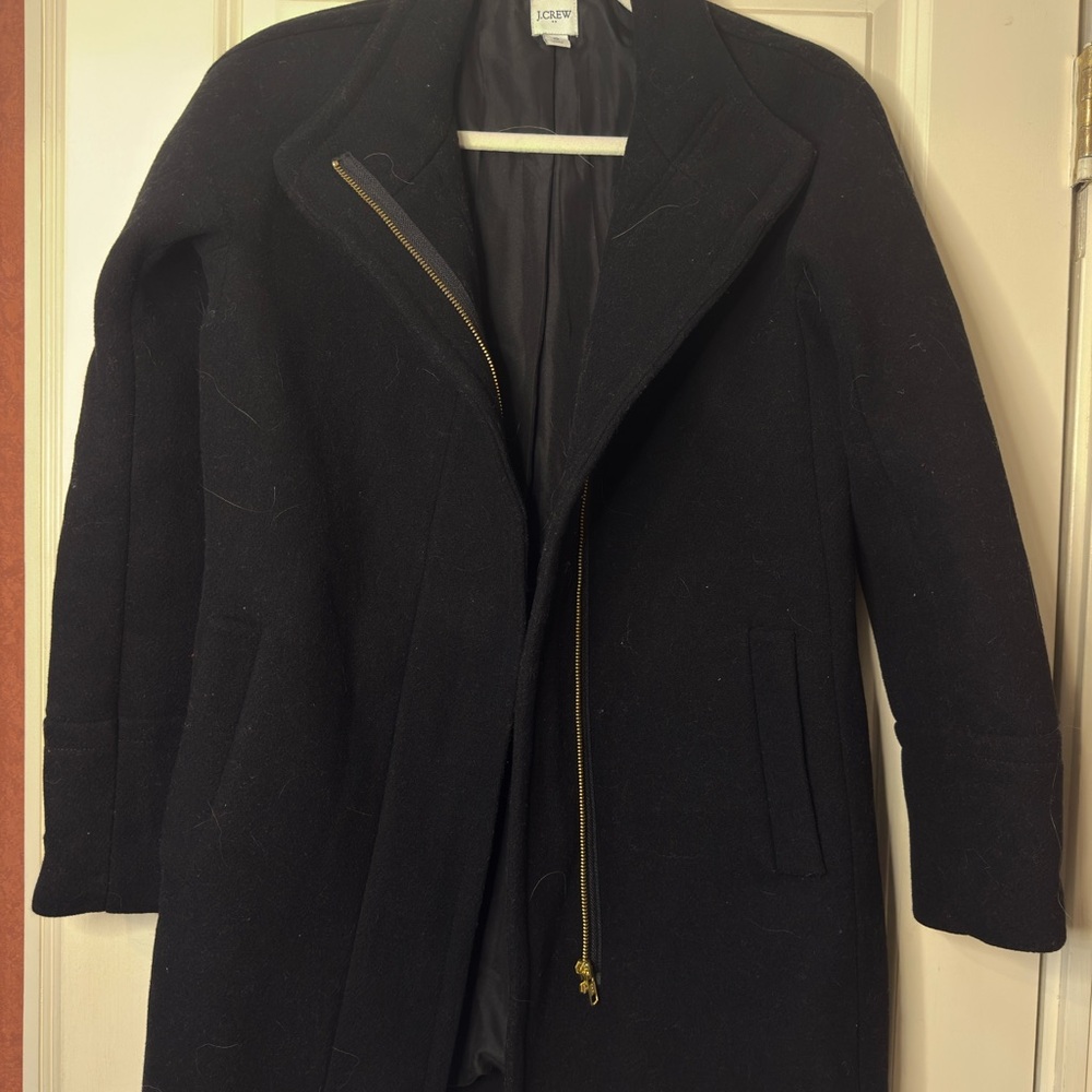 J Crew Stadium Jacket Wool- Size 0